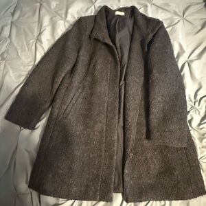 LOFT Charcoal Trench Coat